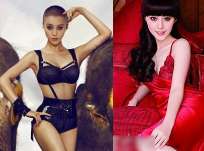 惊艳还是惊吓? 美女 明星 光头 照曝光_ 图片 频道