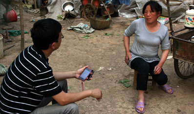 邳州未因征地对村民灌粪 捕走村民为做思想工作